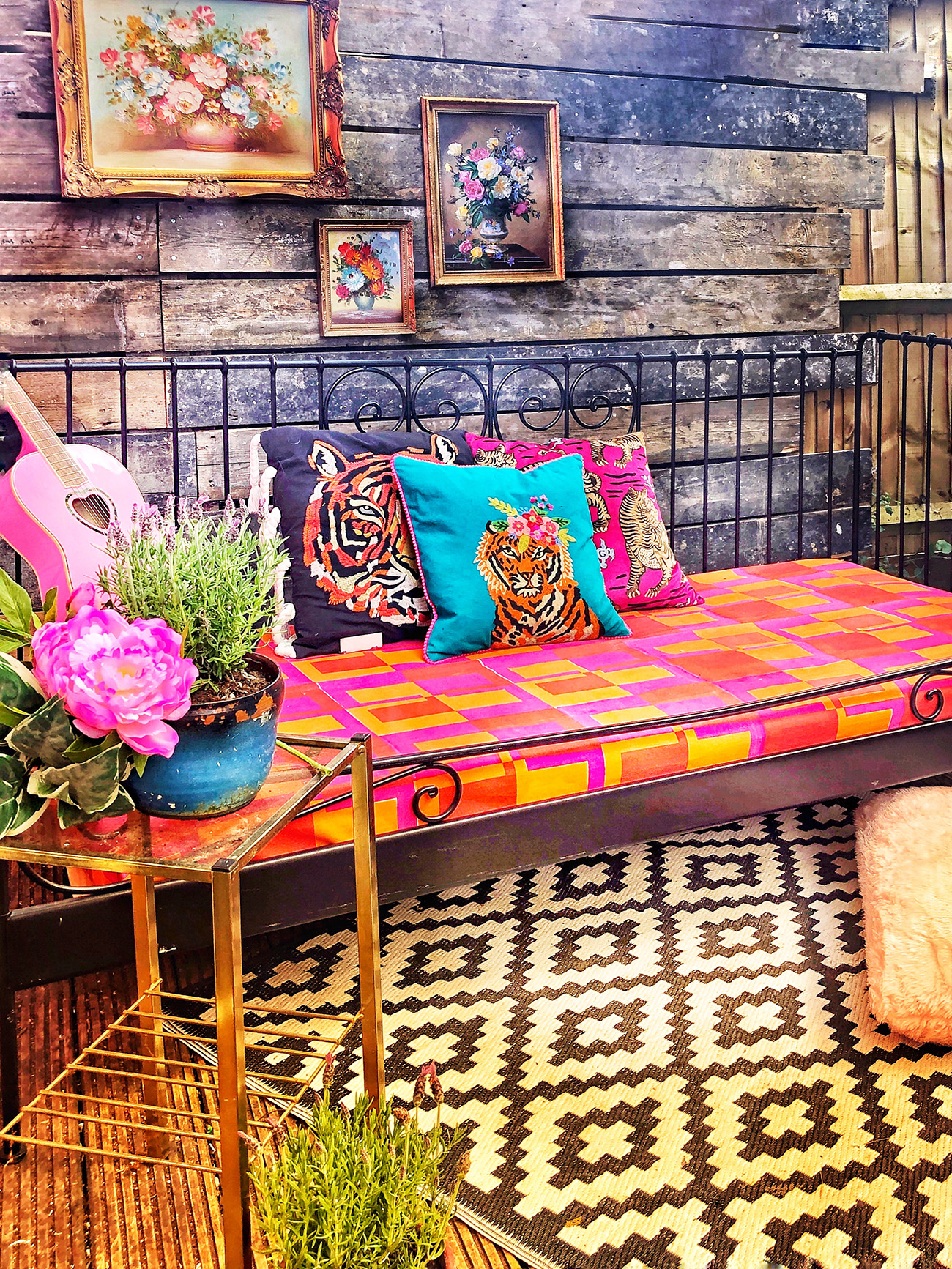 Weatherproof IKEA daybed hack for your outdoor space
